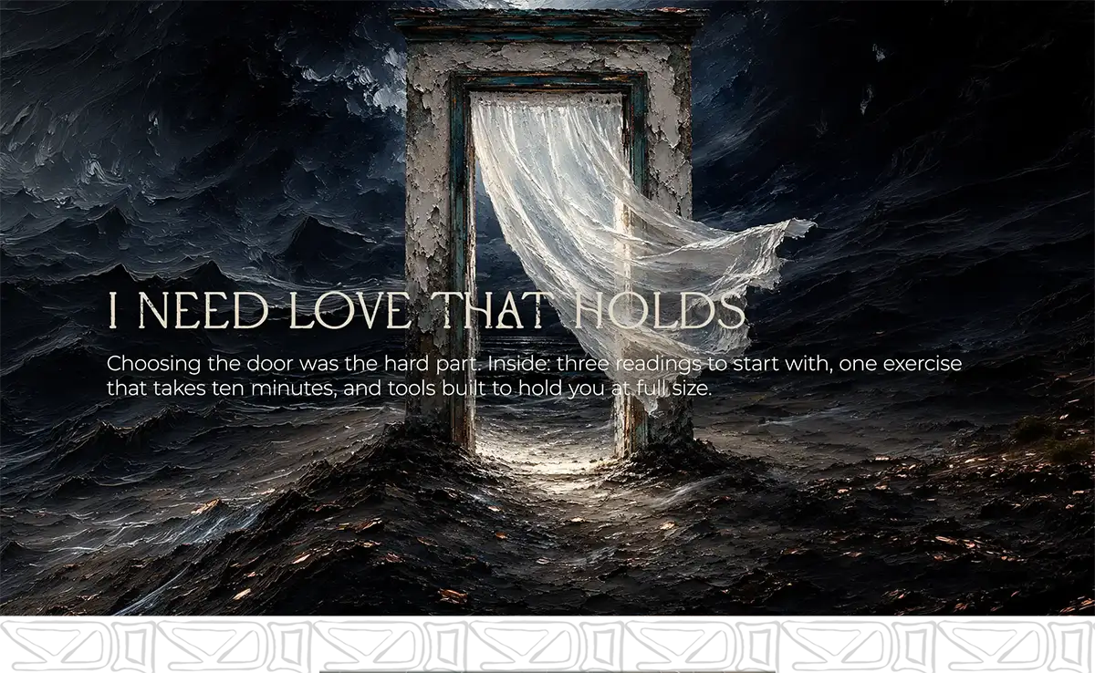 I Need Love That Holds